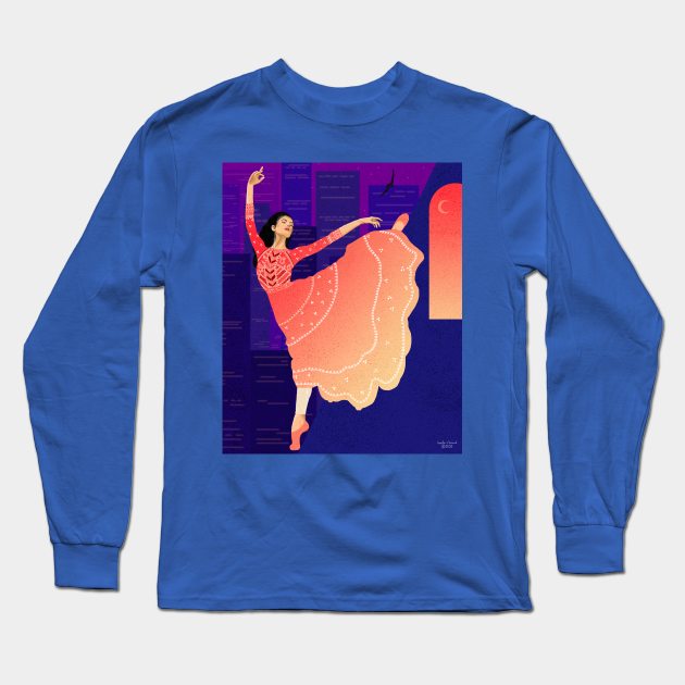 Dancing women Long Sleeve T-Shirt by ColorsOfHoney